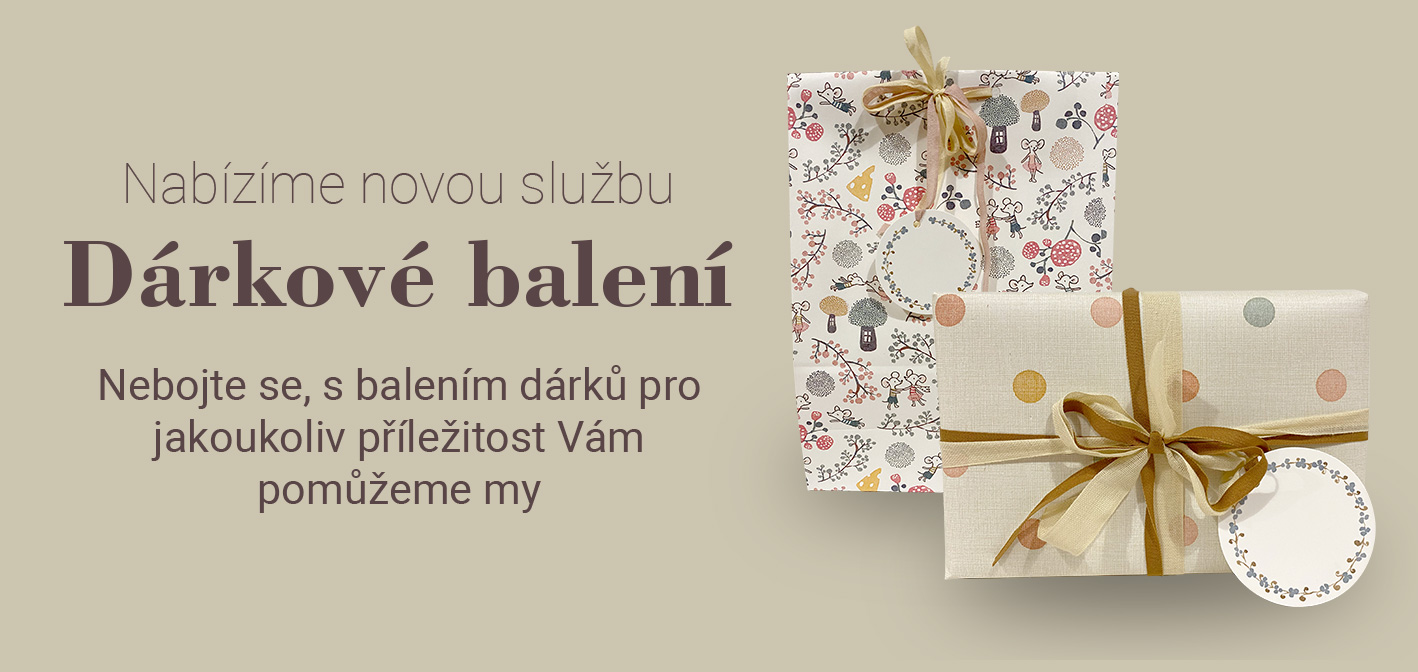 Nabízíme novou službu Dárkové balení